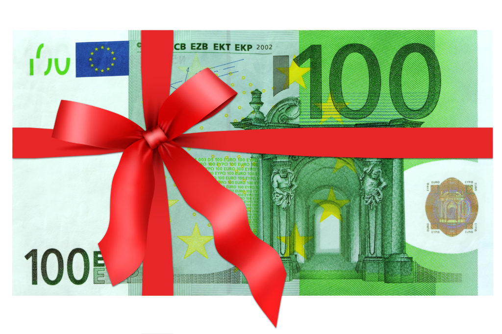 100 EUR als Geschenk