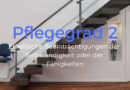 Holz-Innentreppe mit Treppenlift - Pflegegrad 2