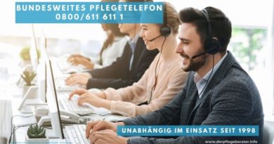 Bundesweites Pflegetelefon - Unabhängig seit 2005 im Einsatz